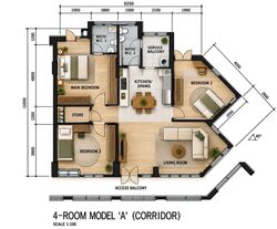 Blk 738 Jurong West Street 75 (Jurong West), HDB 4 Rooms #625997041